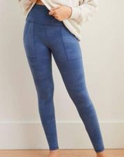 Aerie Camo Blue Leggings with Pockets