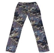 Simply Vera Vera Wang Floral Print Pants (Size 6)