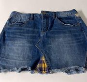 Dollhouse denim skirt, western style, size 7 or waist 28