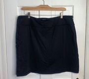 Duluth Trading Co. Black NoGA Classic Skort Skirt Shorts Sz XL