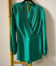 Kelly Green Romper