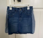 Denim Mini Skirt