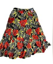 NWT Panama Jack, Long, Floral, Lightweight, Medium, Maxi Skirt.