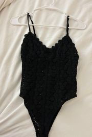 Black Lace Bodysuit