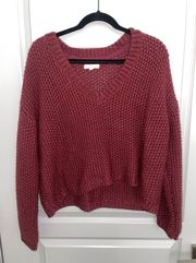 Maroon Sweater