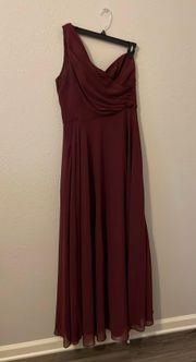 One Shoulder Bridesmaid Dress