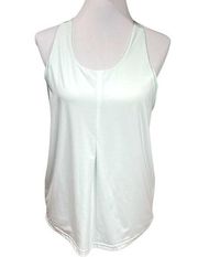 Fila Built in Sports Bra Keyhole Back Tank Top Light Mint Green Size Medium