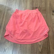 Lululemon Hotty Hot High Rise Skirt Long Raspberry Cream