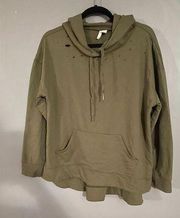 Cato Green Pullover Hoodie Size Large