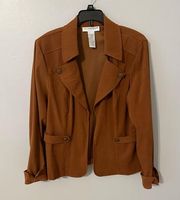 Sag Harbor Burnt Orange Blazer, 12P