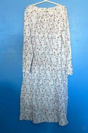 croft & barrow Long Sleeve Nightgown Size Small