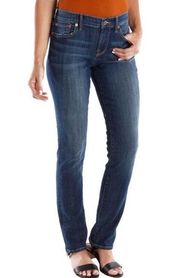 Lucky Brand Women's Sweet Straight Dark Wash Mid Rise Jeans Size 14