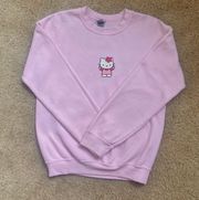 pink  crewneck