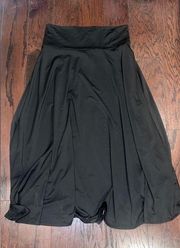 ZAC & RACHEL Women’s Black Flowy Maxi Skirt Size XL NEW