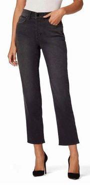 JOE’S • The Scout boyfriend jeans mid rise slim tomboy crop Meteorite black