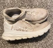 Hoka Rincon 3 White And Rose gold s