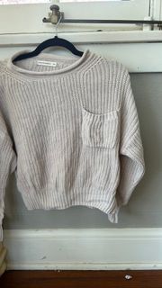 Cream sweater