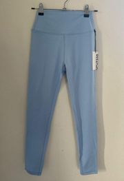 NEW Splits59 Kinney High Waisted 7/8 Tights in Sky Blue