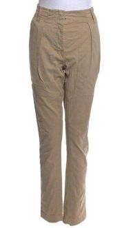 Isabel Marant High Rise Straight Leg Pants Neutrals Women’s Size 1 US XS