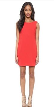 BCBGMAXAZRIA Ellie Tank Cowl Back Mini Dress Red  Women's Size 2