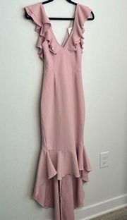 NWT Women's Here Comes The Sun Pink High Low Dress- Small