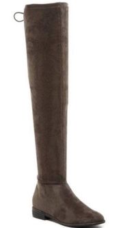 legivia over the knee riding boot gray/brown size 8