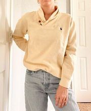 Ralph Lauren Cream Preppy Sweatshirt