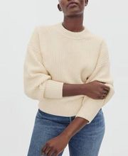 NWT Everlane Texture Cotton crew neck sweater