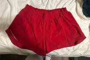 Red Hotty Hot Shorts Tall Size 10 4”