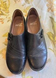 Women's Dansko Navy Leather Shoes Size 40