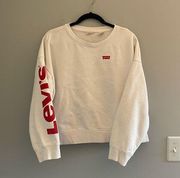 Levi's oversized sweatshirt with arm logo size medium