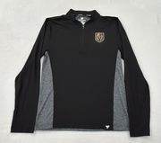 NHL  Las Vegas Golden Knights Hockey Black Gray Pullover L/S Shirt Sz S