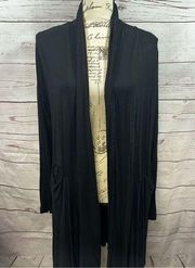 Agnes & Dora small black open cardigan - 2232