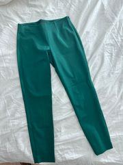 Belissa dark emerald skinny pant slacks 