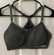 Gray Sports Bra