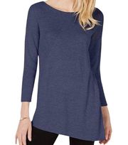INC Asymmetric Cashmere Blend Sweater size large