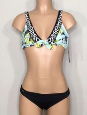 New. La Blanca mixed floral bikini set. 4/S