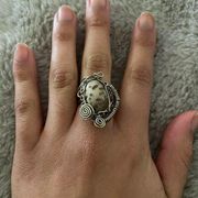 NWOT Handmade Wire wrapped Ring w Stone