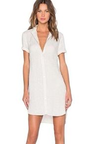 JAMES PERSE 100% Linen Shirt Dress Size 2 (M)