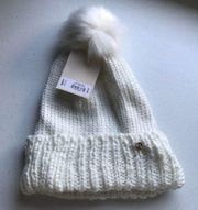 Lauren Conrad Vanilla Ice‎ Pom Pom Knit Beanie One Size