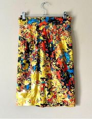 TRACY REESE | Colorful High Waisted Pencil Skirt Sz M