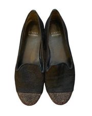 Stuart Weitzman Lingo Stud Loafer Flats 5.5