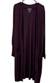 Torrid Super Soft Jersey Knit Open Front Cardigan Duster Size 2