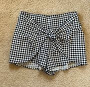 Checkered Tie Skort