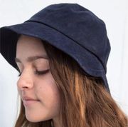 Brandy Melville Blue Corduroy Bucket Hat