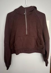 Cropped Scuba Hoodie