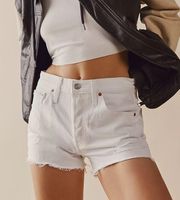 white jean shorts