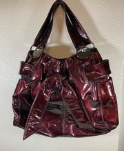 Kooba Elisha large bow hobo Merlow Aubergine