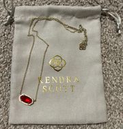 Red / Gold Elisa Necklace