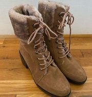 AEROSOLES FURLINED COMBAT BOOT